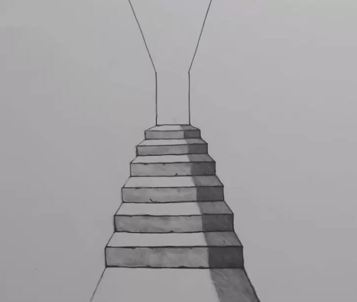 draw stairs final step